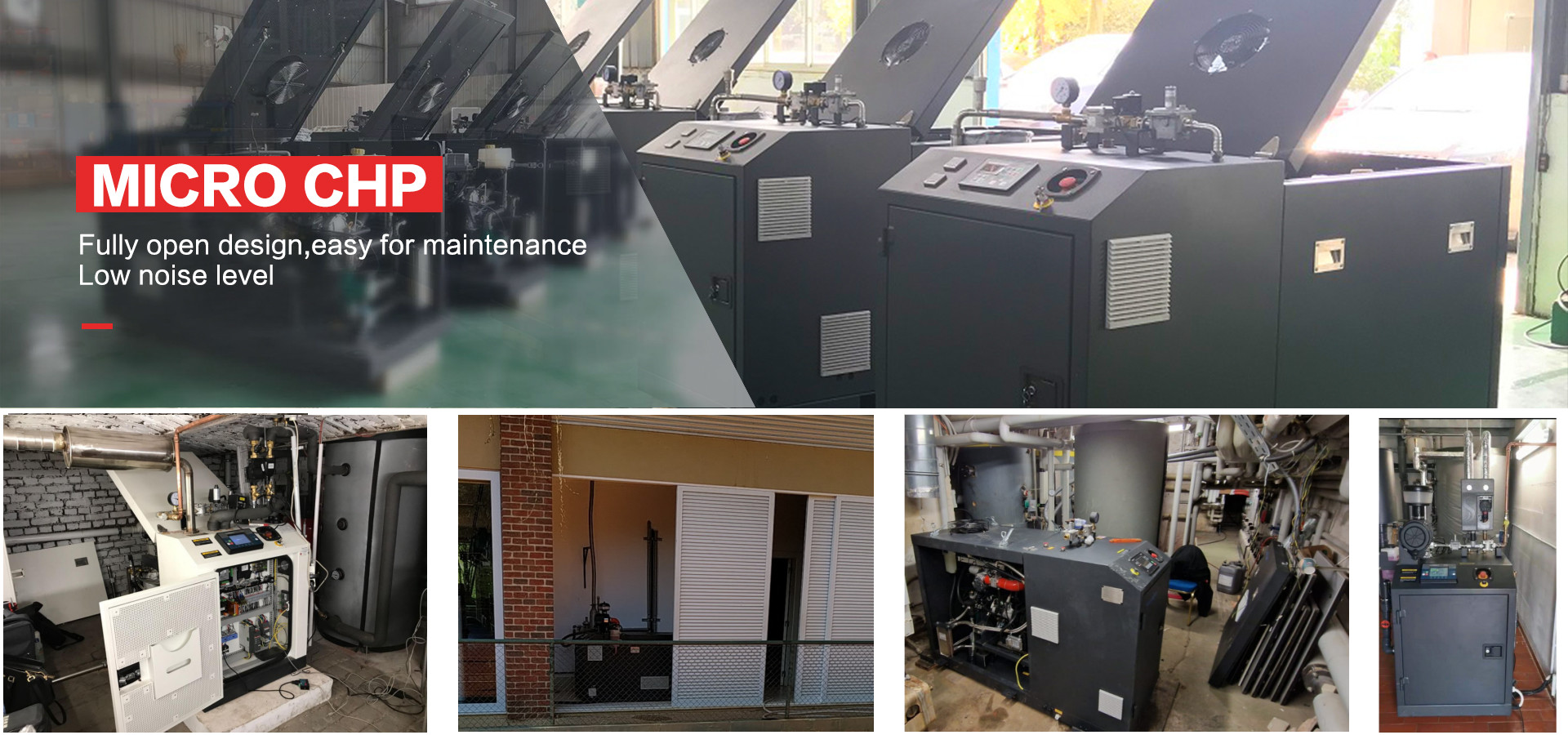 qualité CHE à gaz naturel usine