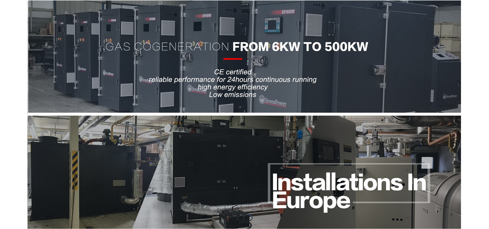 qualité CHE à gaz naturel usine