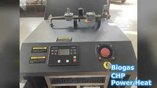 Système d'alimentation à énergie propre de cogénération de biogaz 130KW