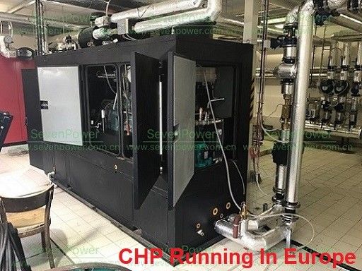 Un bon prix. L'installation de cogénération au gaz naturel à démarrage électrique 50 Hz 200 kW en ligne