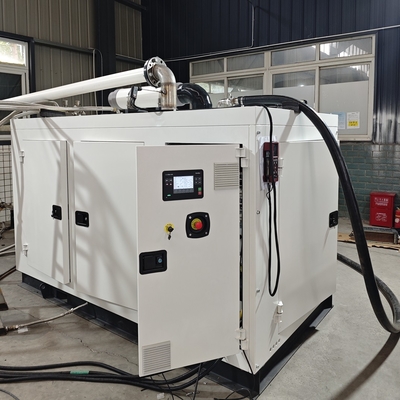 Un bon prix. Énergie thermique élevée, faible bruit, gaz naturel silencieux BHKW, unité de cogénération 120kw 150kva avec homologation CE et faibles émissions en ligne