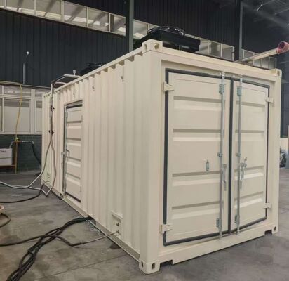 Un bon prix. Container haut de gamme 120kW 150KVA Unité de cogénération de gaz naturel BHKW à haut rendement et faible bruit en ligne