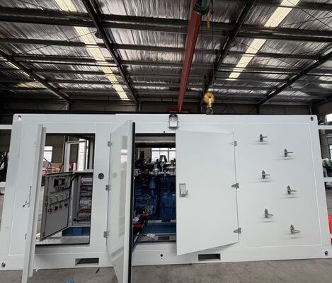 Un bon prix. Groupe électrogène silencieux extérieur conteneurisé résistant à la pluie et au bruit, moteur Yuchai 400V, 400KW, gaz naturel en ligne