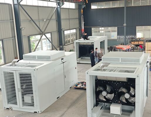 Un bon prix. Groupe électrogène à conteneur extérieur insonorisé et étanche à la pluie, alimenté au gaz naturel, au biogaz ou à la biomasse, avec moteur Yuchai Weichai Baudouin de 300 kW 400 kVA ou 400 kW 500 kVA en ligne