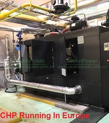 Un bon prix. six unités de production combinée de gaz naturel du cylindre 180KW en ligne