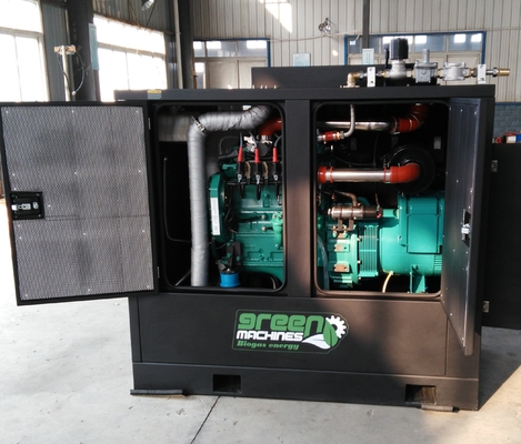 Un bon prix. CE de PCCE BHKW 30KW 40KVA de biogaz certifié pour chauffer l'alimentation d'énergie de ferme d'eau chaude en ligne